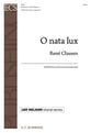 O Nata Lux SSAATTBB choral sheet music cover